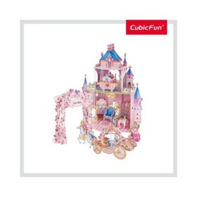 Cubic Fun - Puzzle 3D si Stickere Gradina Secreta A Printesei 92 Piese Cubic Fun - 1